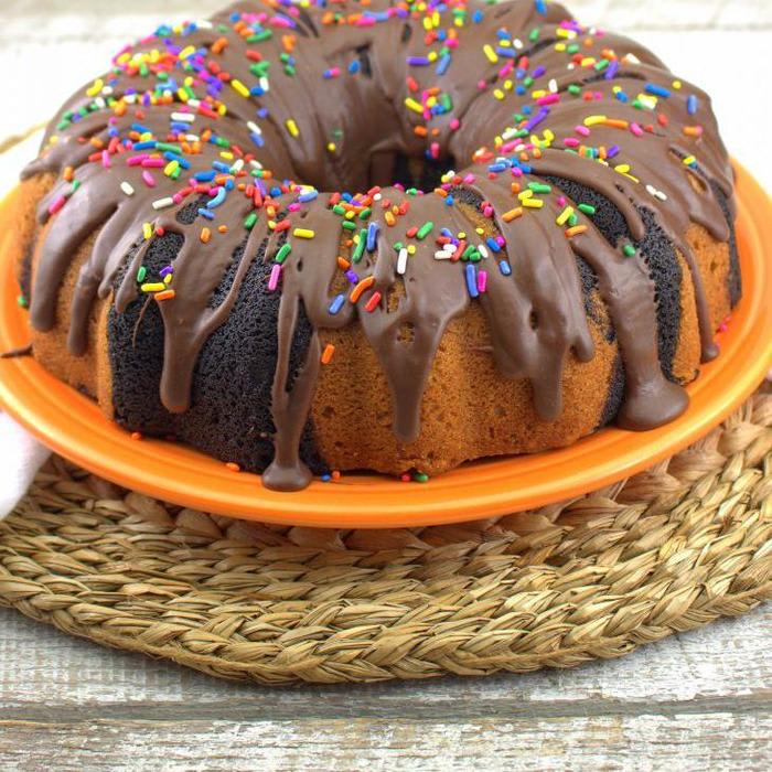 Mexican Chocolate Marbled Bundt Cake