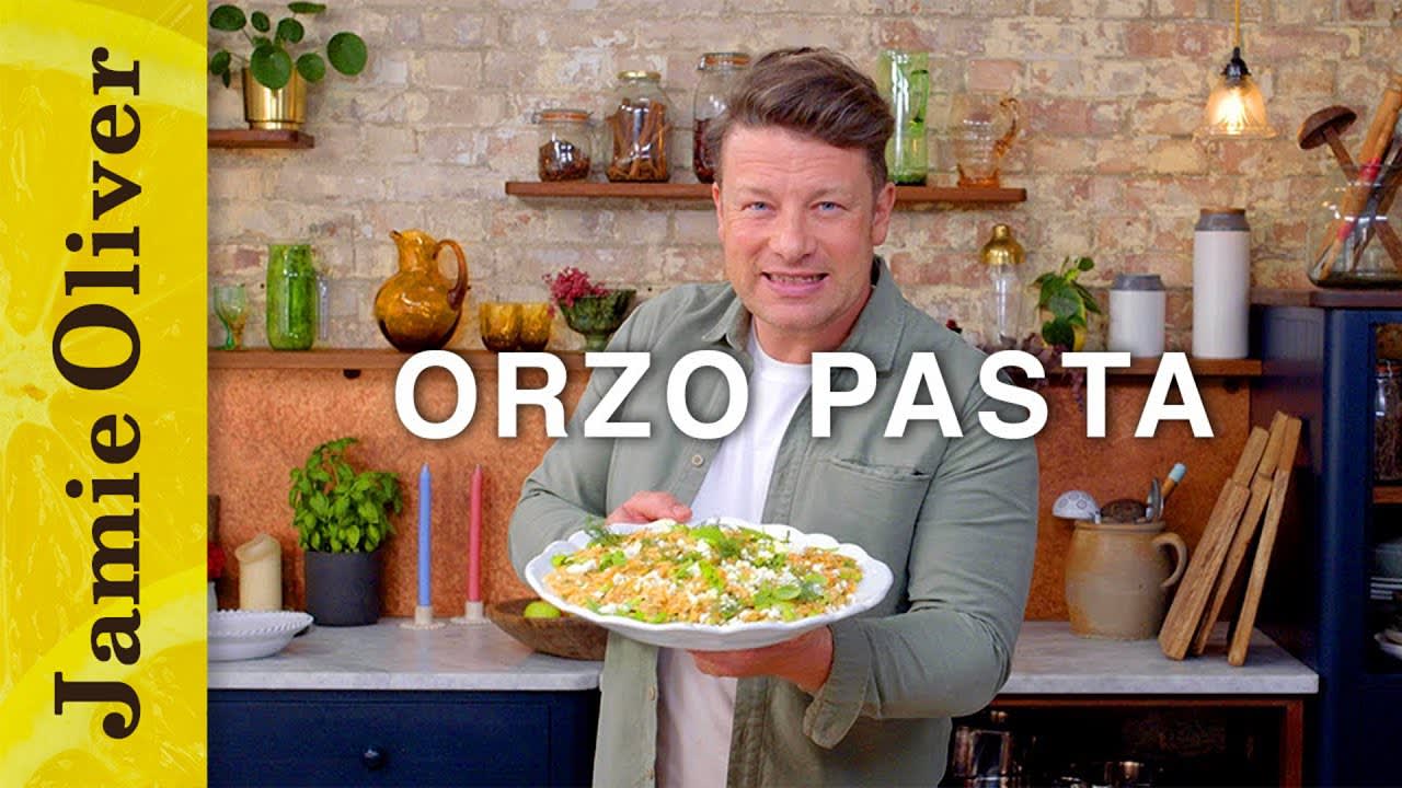 Veggie Orzo Pasta | Jamie Oliver