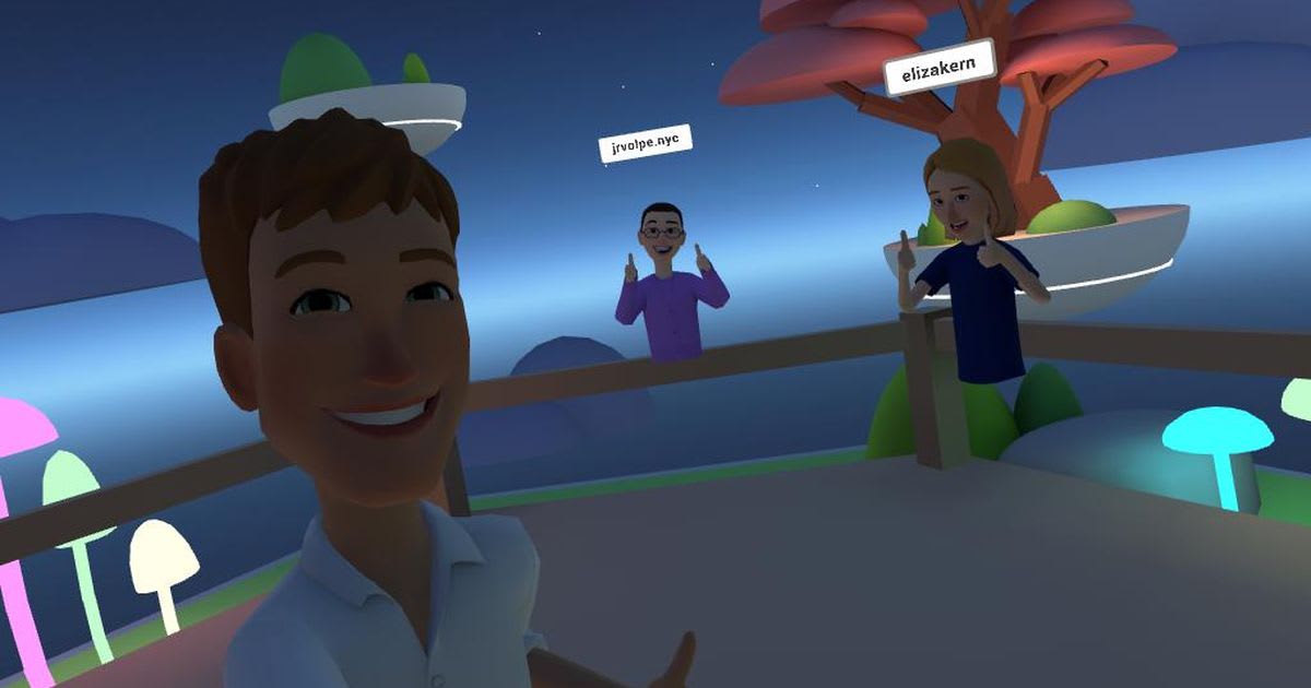 Facebook actually made something good. It's called Horizon and it's only in VR.