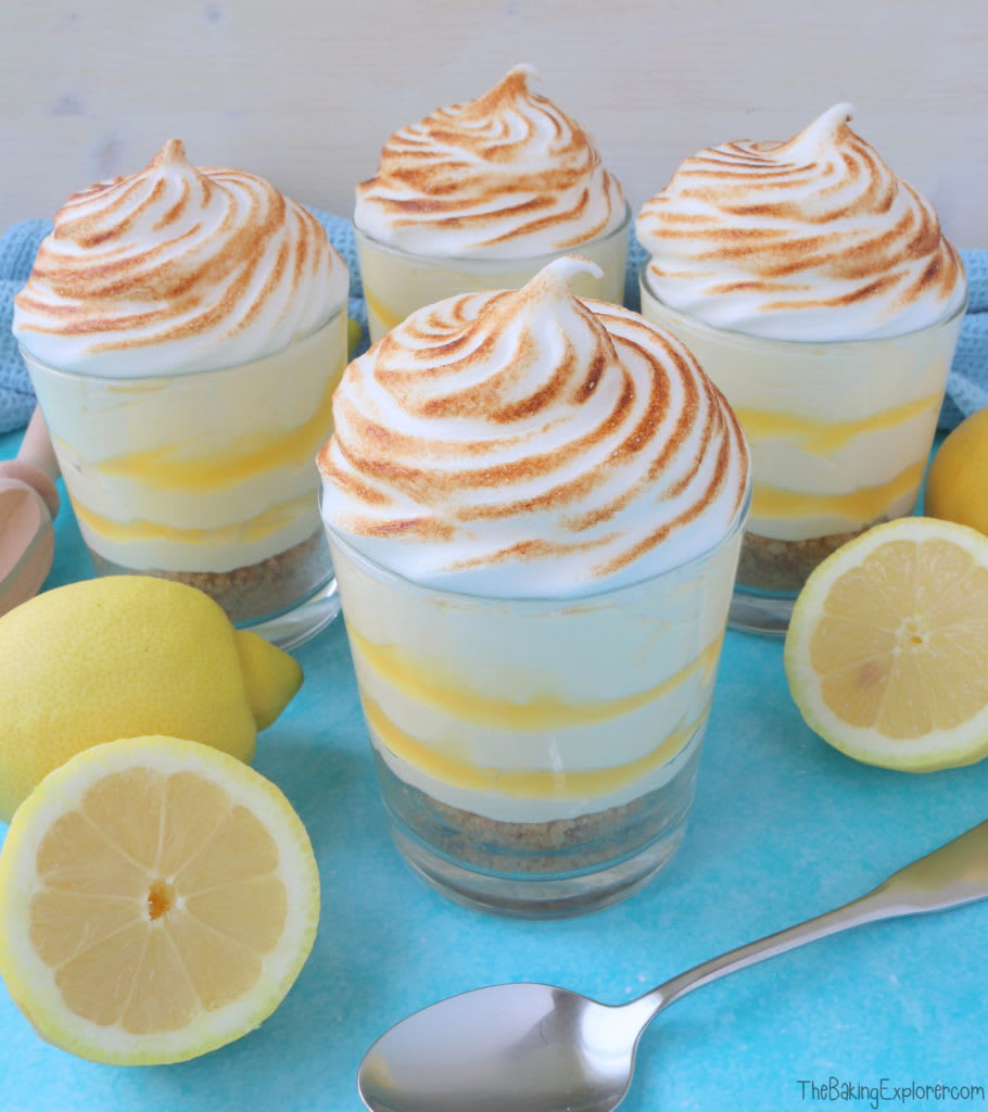 Lemon Meringue Dessert Pots