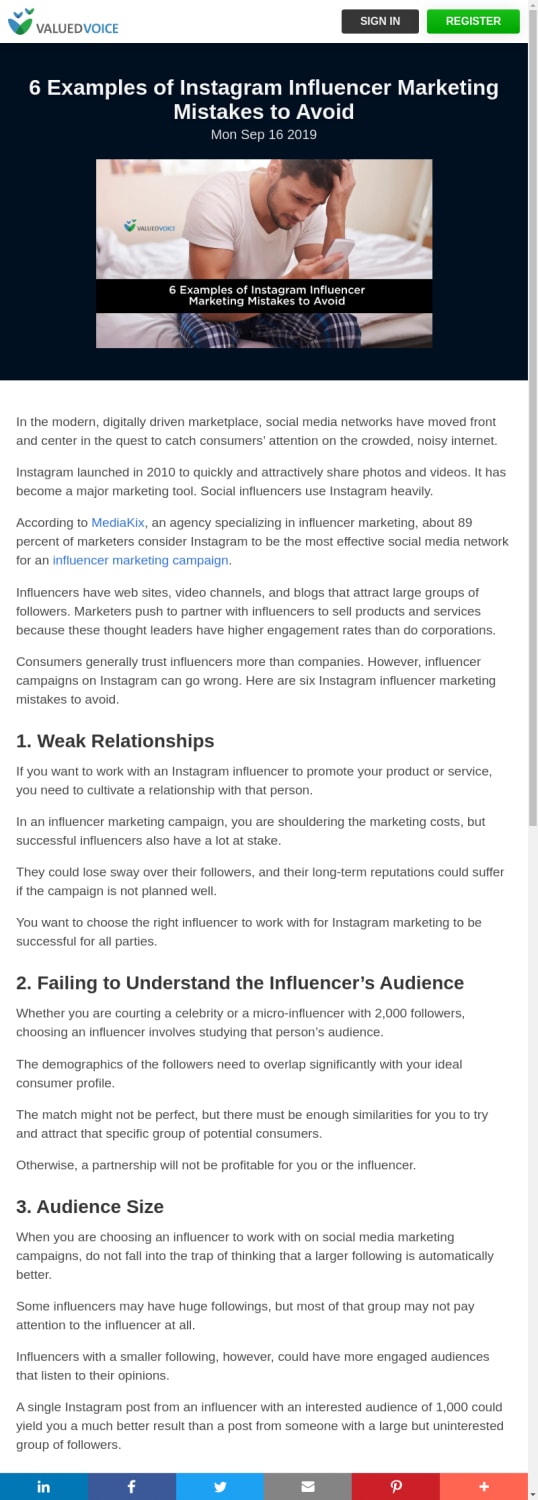 6 Examples of Instagram Influencer Marketing Mistakes to Avoid
