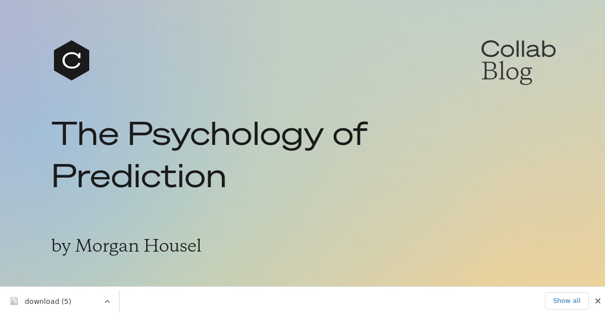 The Psychology of Prediction