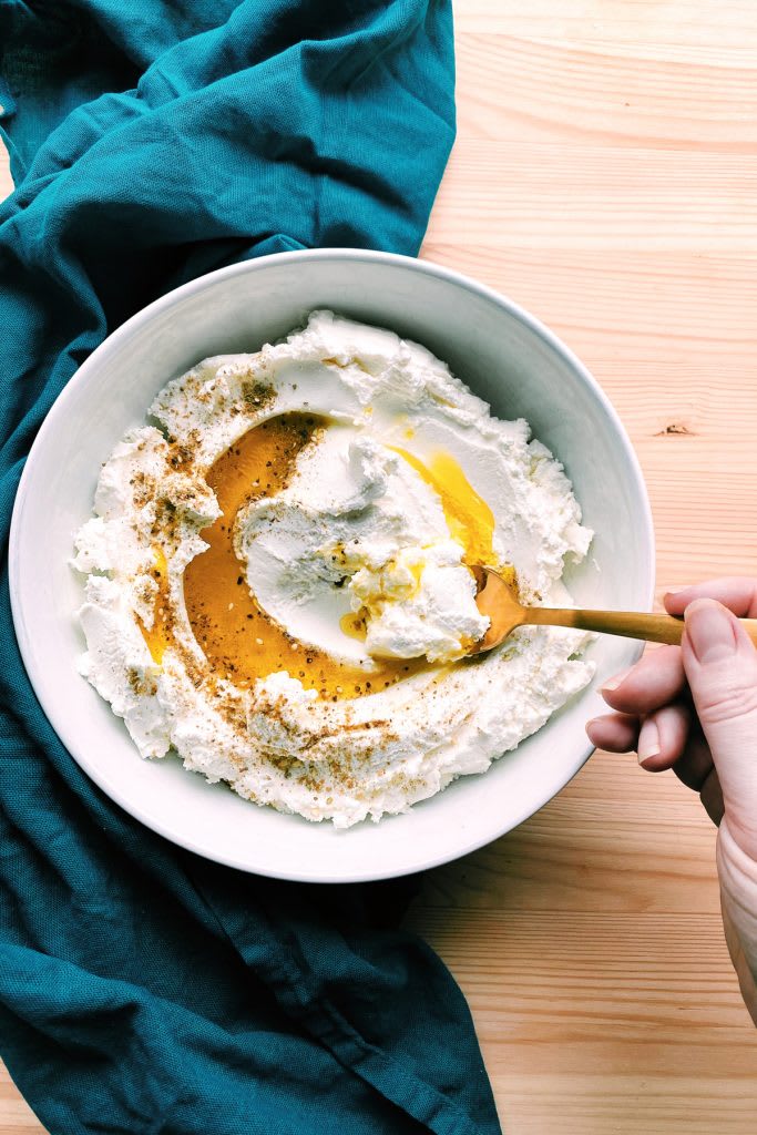 Easy Labneh Cheese - Whip & Wander