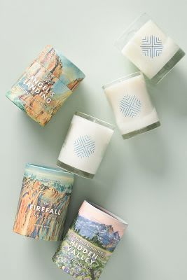 National Park Glass Candle