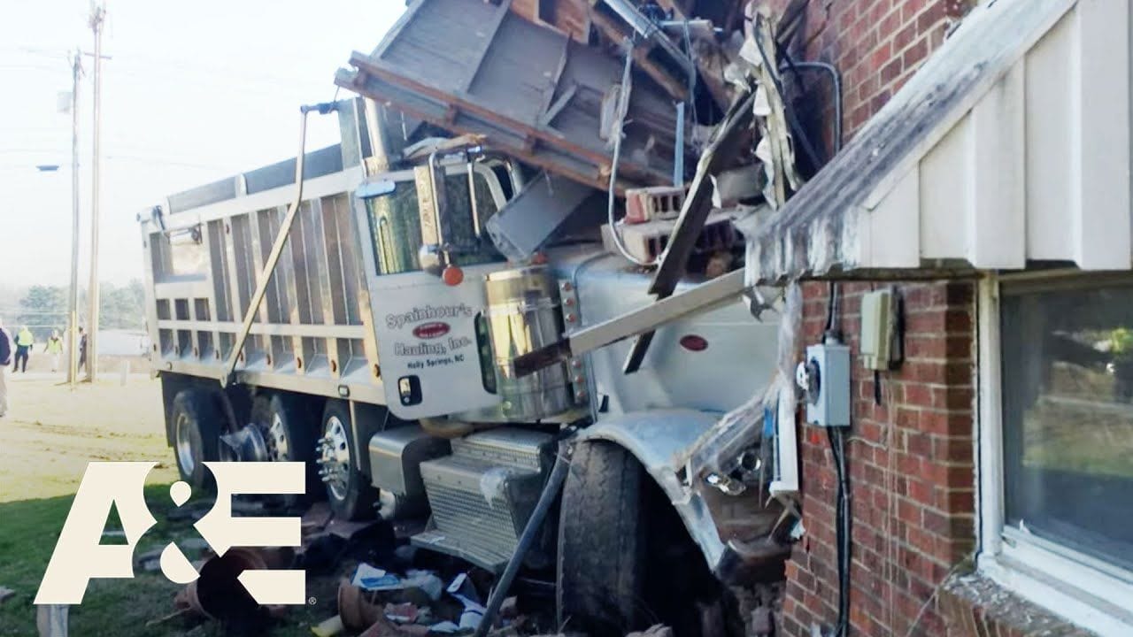 Dump Truck BARRELS into House After Collision with Stop-Sign Runner ...