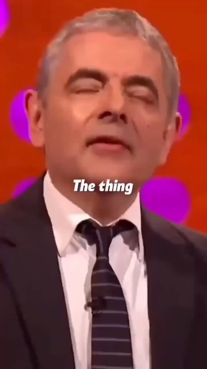 This guy can still be funny, even when he tells his real life stories. Rowan Atkinson, what a legend.