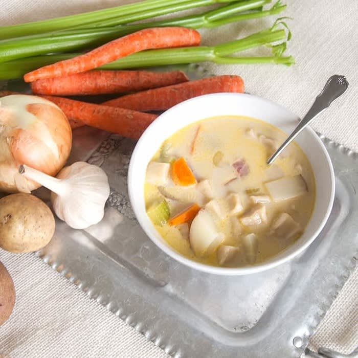 Quick and Easy Knephla Soup