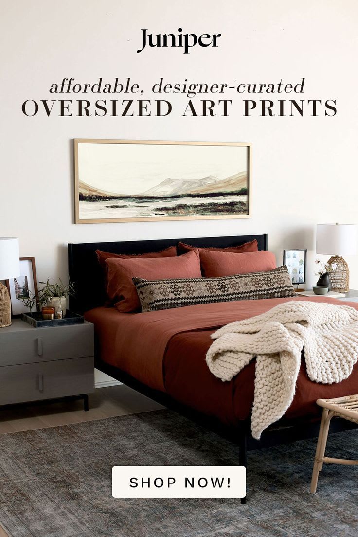 Affordable Oversized Art for Fall