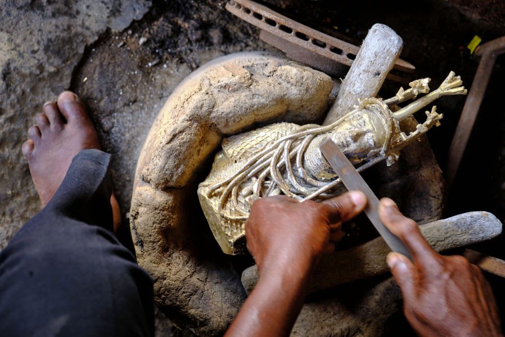 The Benin Bronzes aren't just ancient history. Meet the contemporary casters who are still making them today: