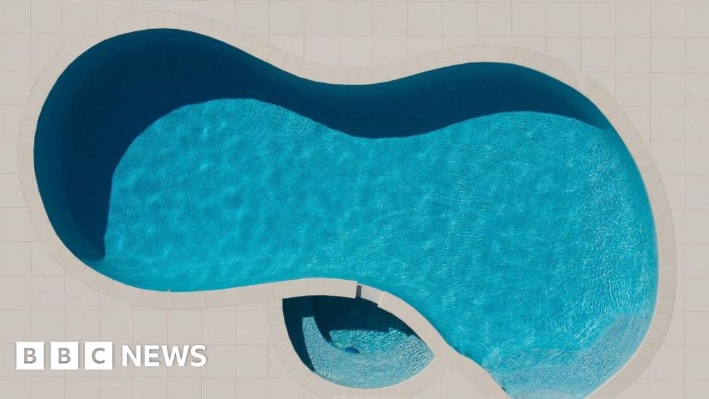Photographer captures swimming pools from above