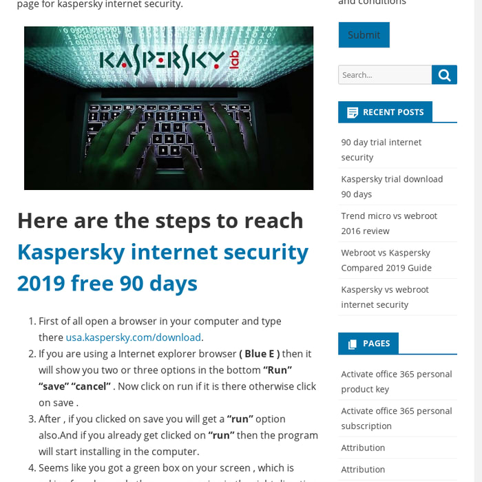 Kaspersky internet security 2019 free 90 days - Tech knowledge for everyone