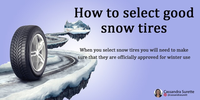 How to select good snow tires