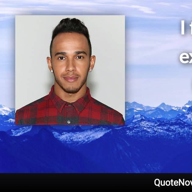 Lewis Hamilton quote
