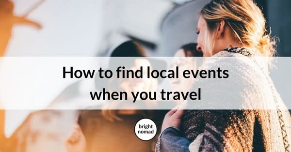 How to Find Local Events When You Travel - The Best Apps