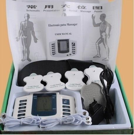 309 Electrical Stimulator Full Body Relax Muscle Therapy Massager Pulse tens Acupuncture with therapy+16 pads