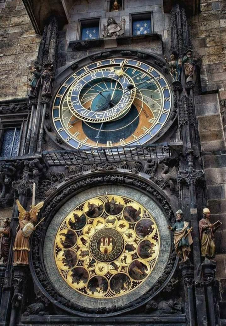 Prague has the world's oldest working astrological clock. Built 1410.