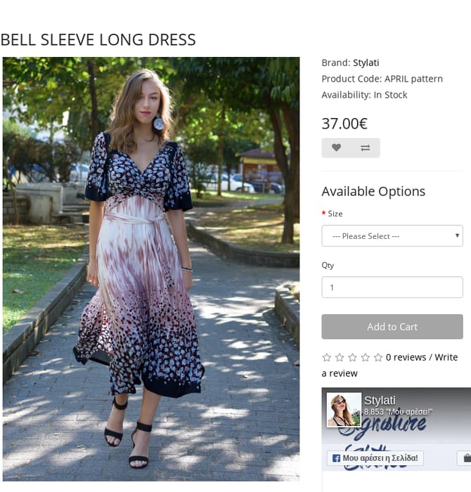 DRESSES : Bell Sleeve Long Dress