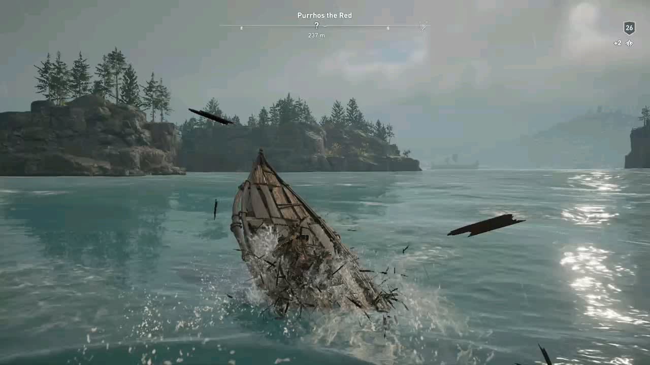 [Assassins creed: Odyssey] Don't do a wheelie in your boat I guess.