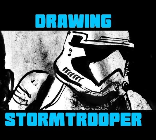 How to draw a stormtrooper - Digital vs. Traditional (short art film)