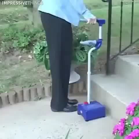 Helps old people climb up stairs