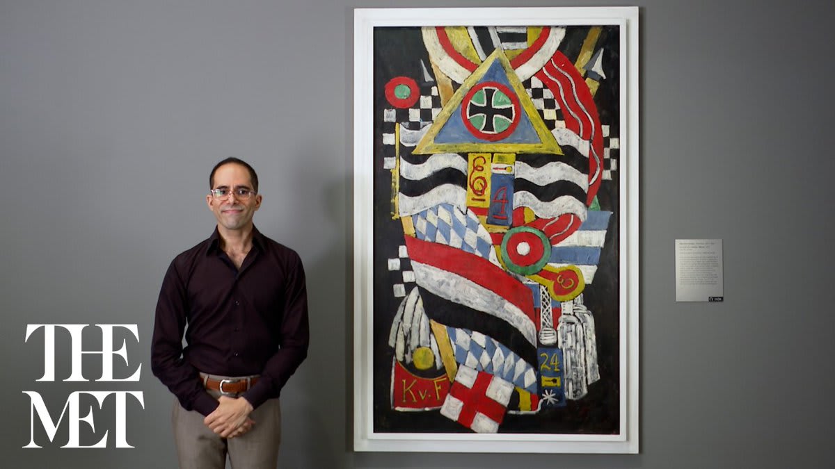 Today on InternationalSignLanguagesDay, tune in at 6 pm ET as art historian and Met educator Emmanuel von Schack explores Marsden Hartley's 1914 painting "Portrait of a German Officer," presented in American Sign Language. 🎥 Watch: