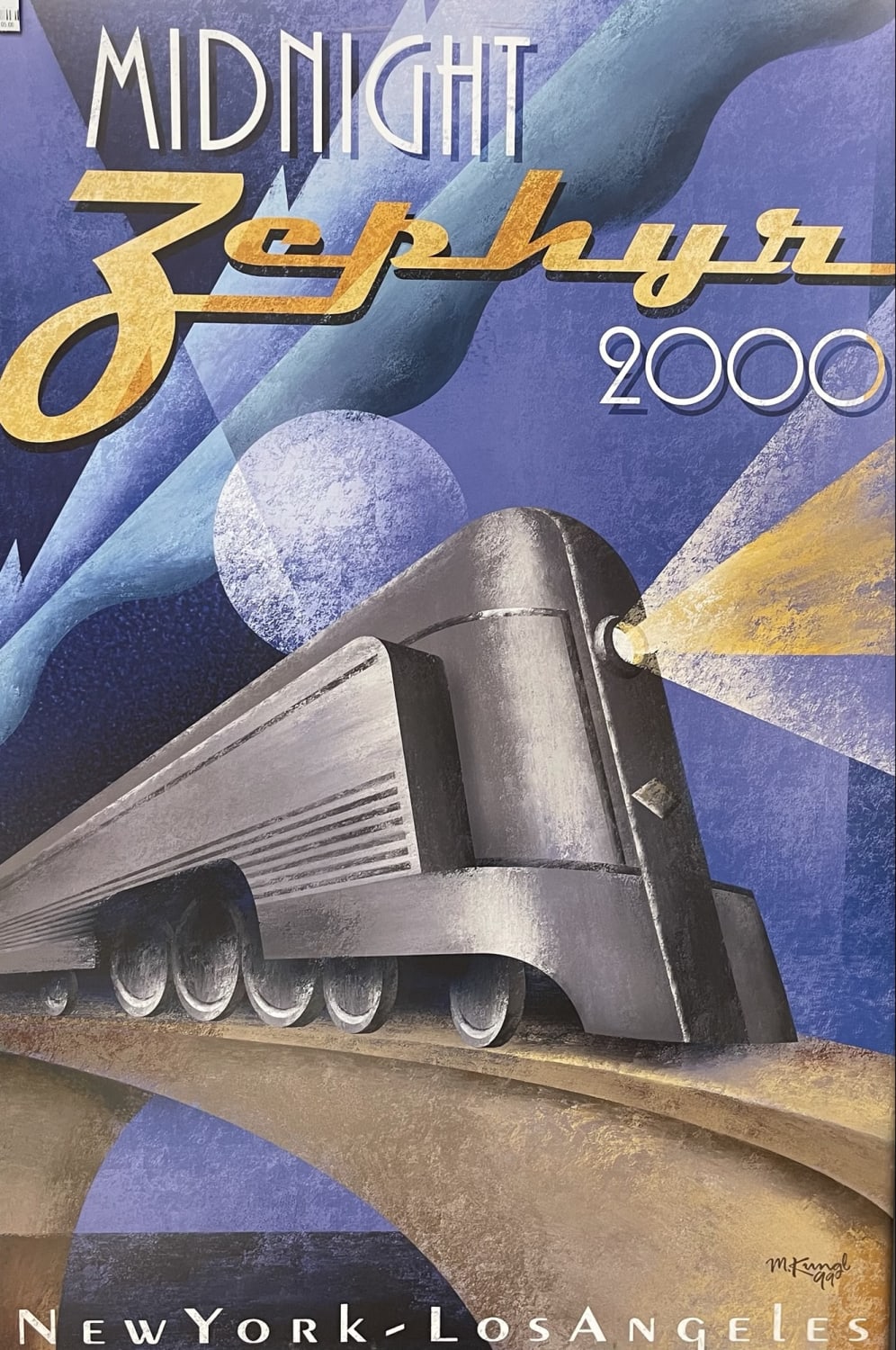 Found this in a vintage store, don’t know the year unfortunately. Art Deco, retro futurism