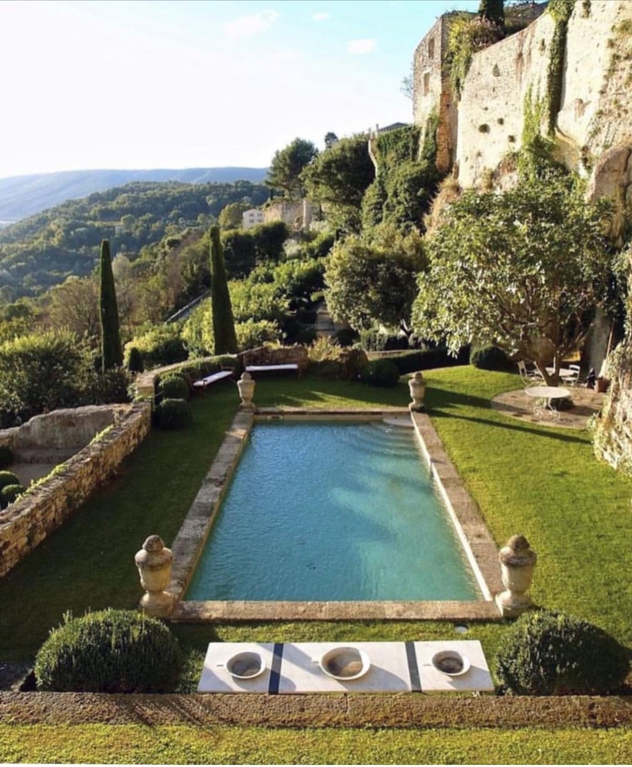 Pin by Love on Outdoor Spaces | Italian backyard, Mediterranean garden, Pool