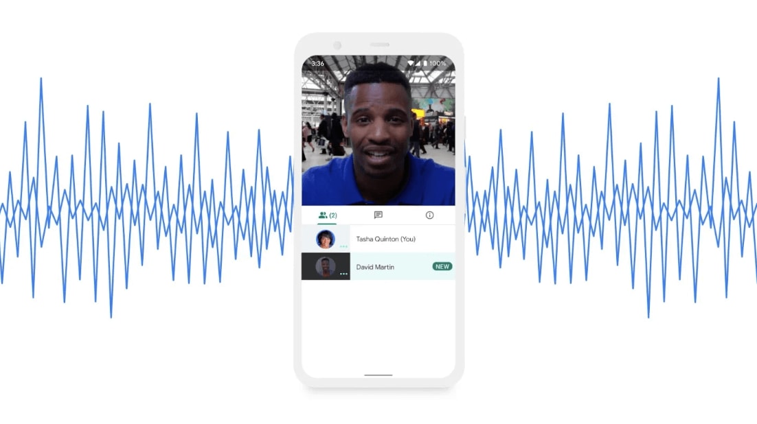 Google Meet uses AI to cancel noise on video calls