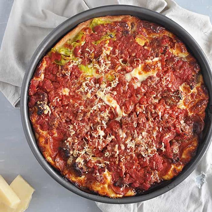 Chicago Deep Dish Meat Lover Pizza