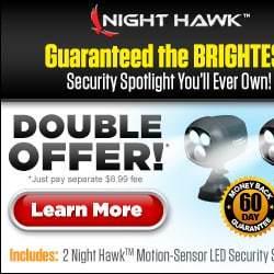 Night Hawk Motion Activated Wireless Outdoor Security Lights
