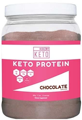 Kiss My Keto Protein Powder - Chocolate Keto Collagen Supplement