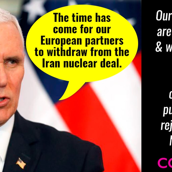 Tell the 2020 presidential candidates, the US must reenter the Iran nuclear deal!
