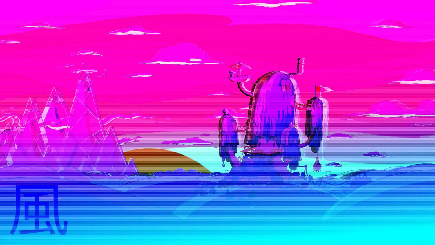 Adventure Time vaporwave