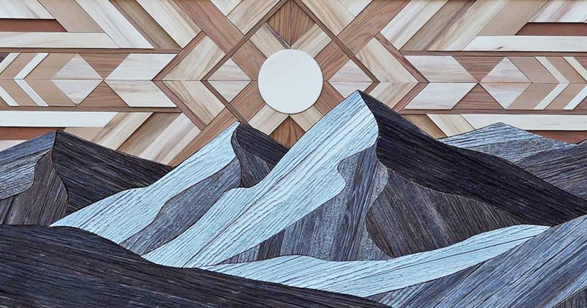 Reclaimed Wood Art Celebrates the Beauty of Nature With Woodworking and Wood Burning