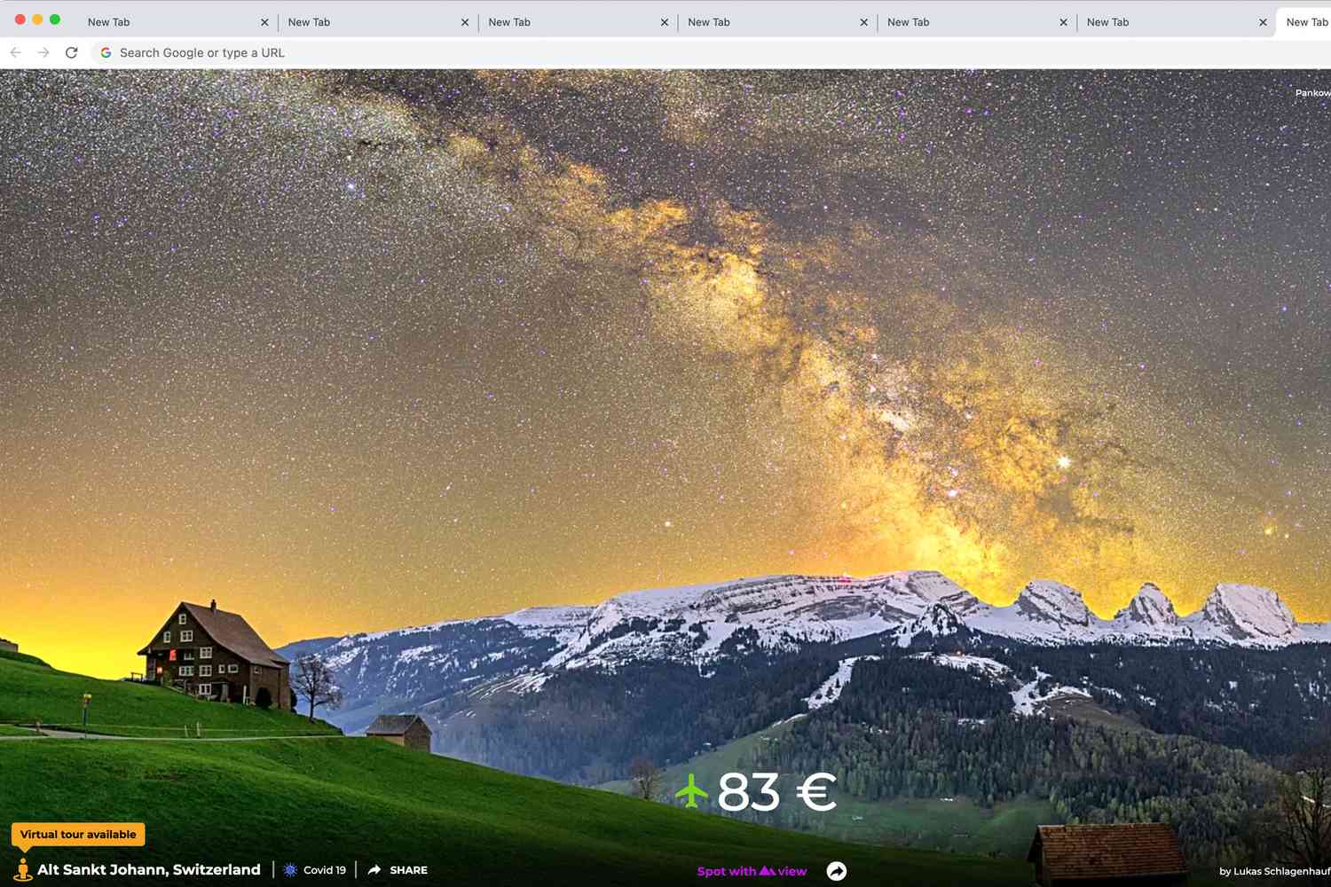This Browser Extension Lets You Take a Virtual Vacation Every Time You Open a Tab