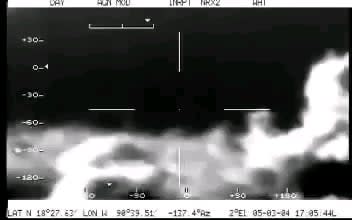 A Mexican air force fighter captures two UAPs flying close to their position. Video declassified by the Mexican army