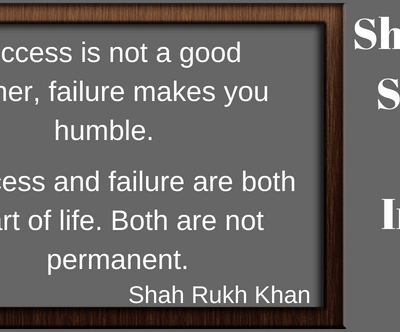 Shahrukh Khan Success Rules And Inspirational Speech Simply Life Tips