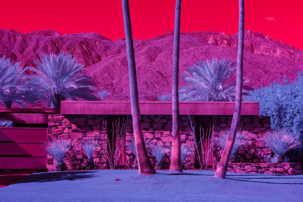 Infrared Camera Captures Otherworldly Modernist Landscape