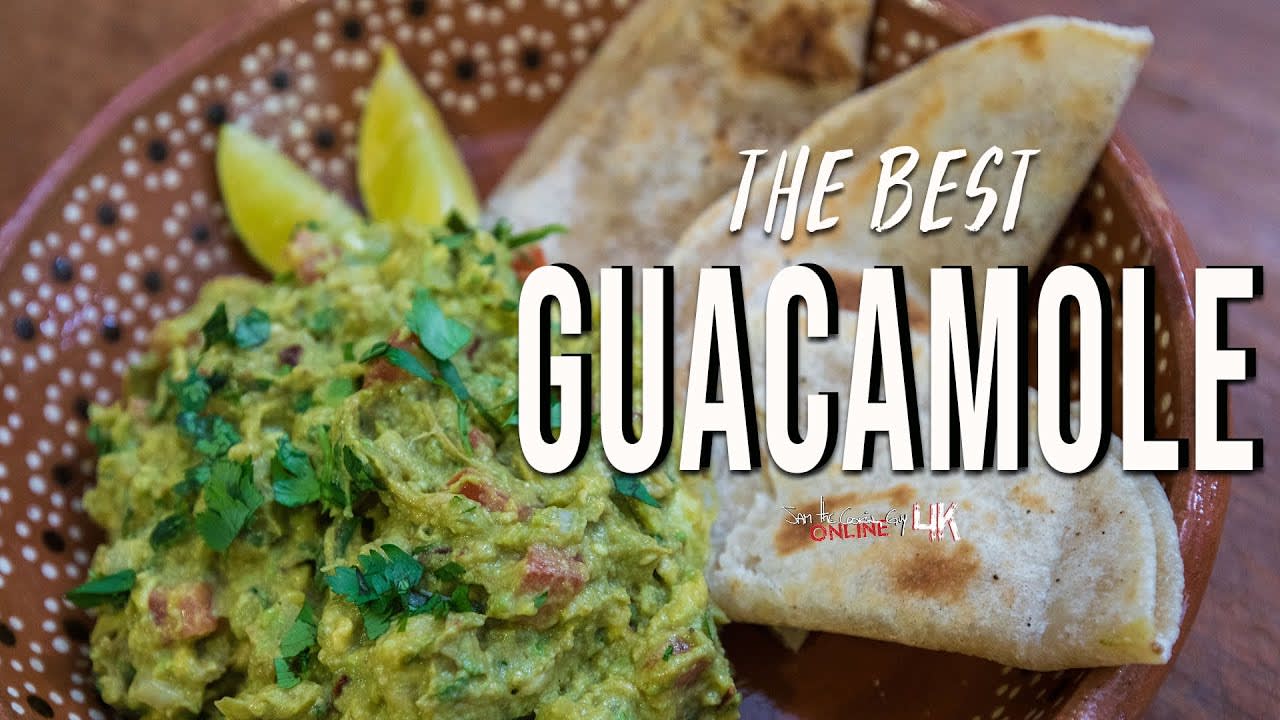 The World’s Best Guacamole Recipe | SAM THE COOKING GUY 4K