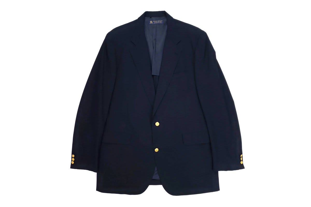 Build your wardrobe with classic design and ageless appeal. Next up, the Brooks Brothers navy blazer -