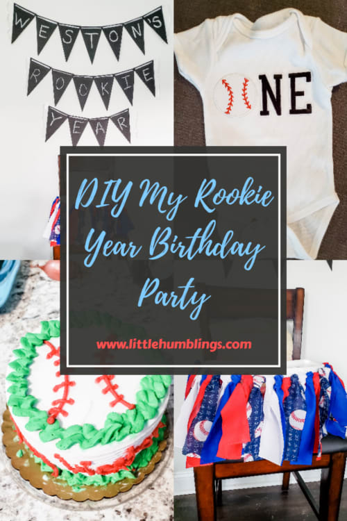 DIY My Rookie Year Birthday Party
