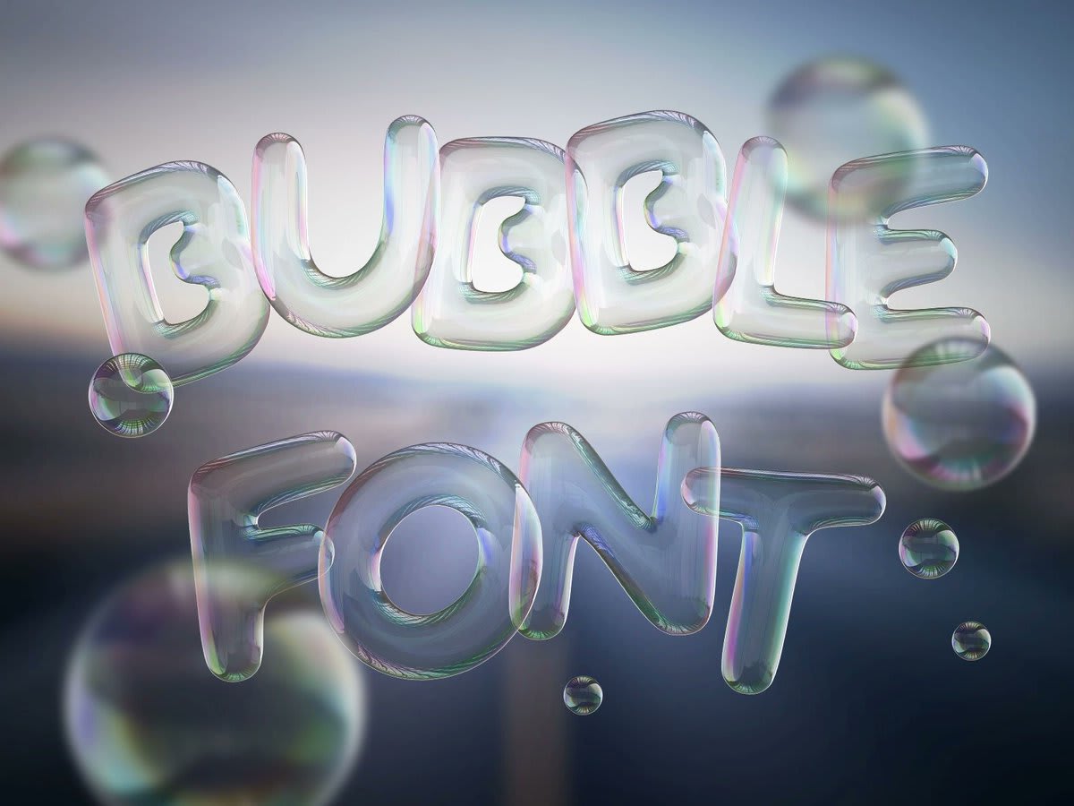 Bubble Text 3D Letters Set by @TheKotulsky The collection of 3D rendered isolated objects (letters, numbers and special symbols) in *.PNG file format. Available now for $11 -