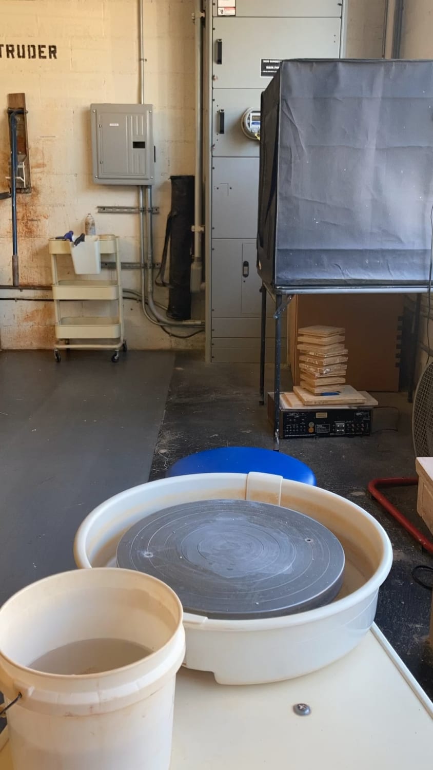 Timelapse of throwing a 16lb vase