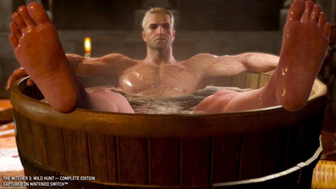 E3 2019: Behold The Witcher 3's Glistening, Bathtime Geralt On Nintendo Switch
