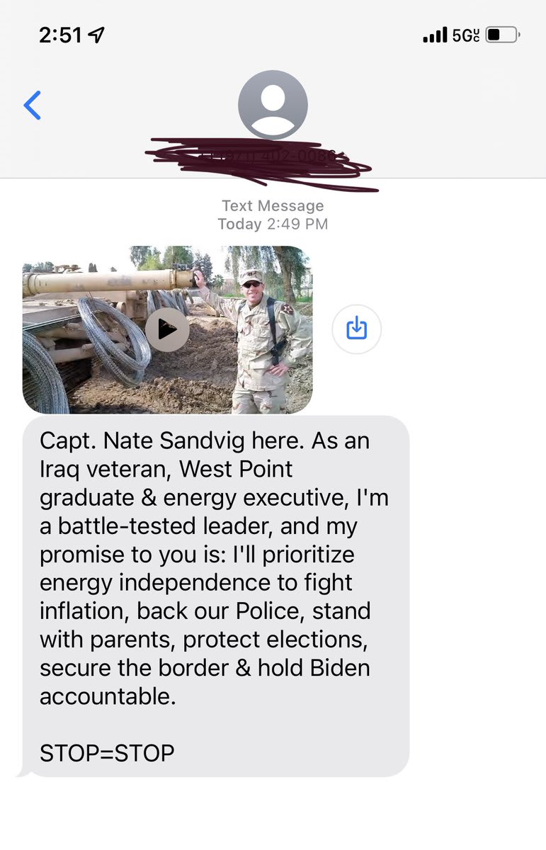 I thought bots couldn’t get worse, but now spam text messages has become political now? 🤦‍♂️ Anyone else had something like this?