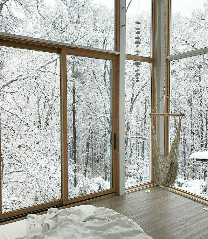 Image about white in Winter by ᯽ ᯽ on We Heart It in 2021 | Winter house, House design, Home