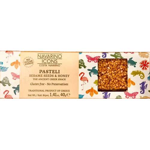 Pasteli Bars - Greek snack made of sesame seeds and honey