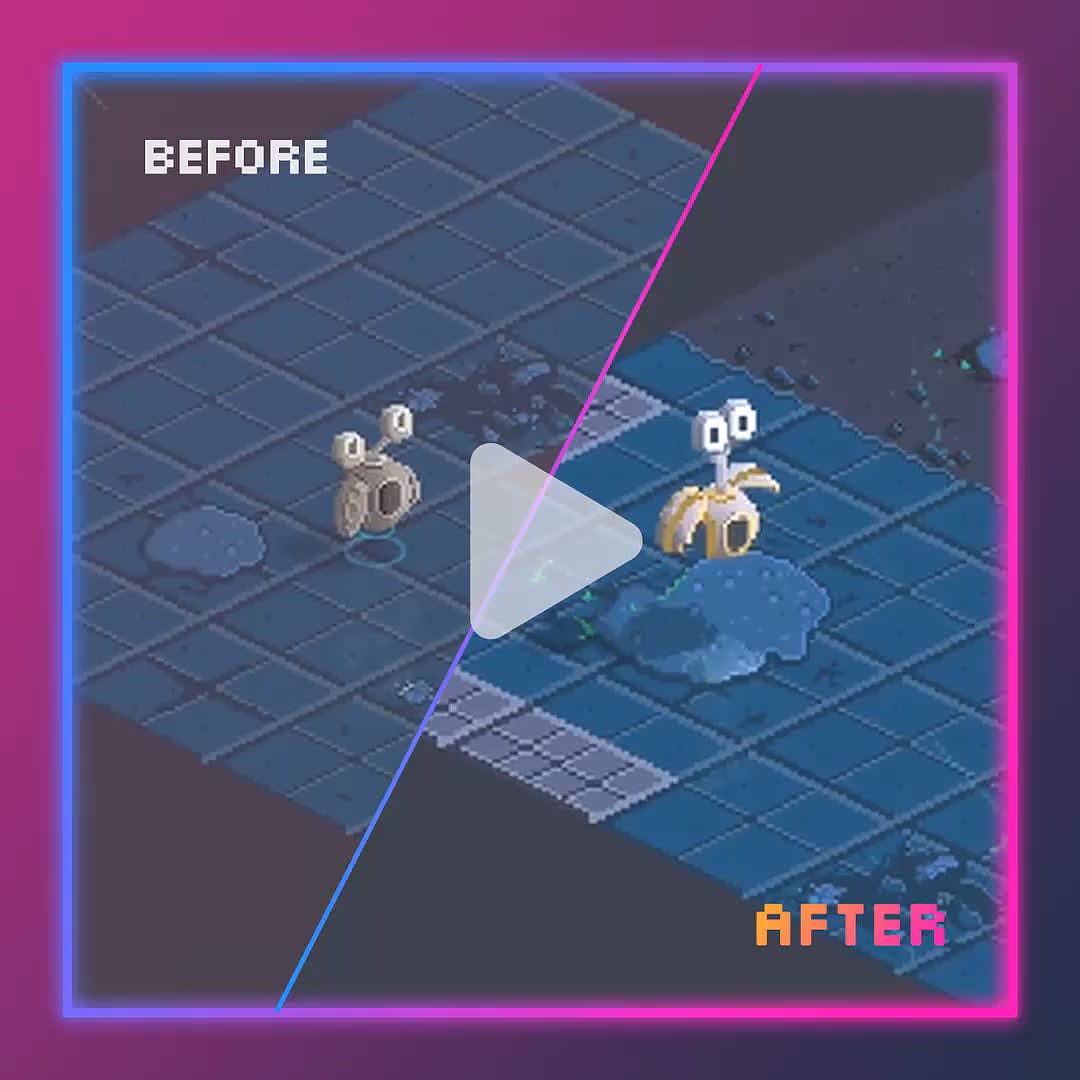 We learned that by using Blender as a reference we can make better 2D pixel art animations