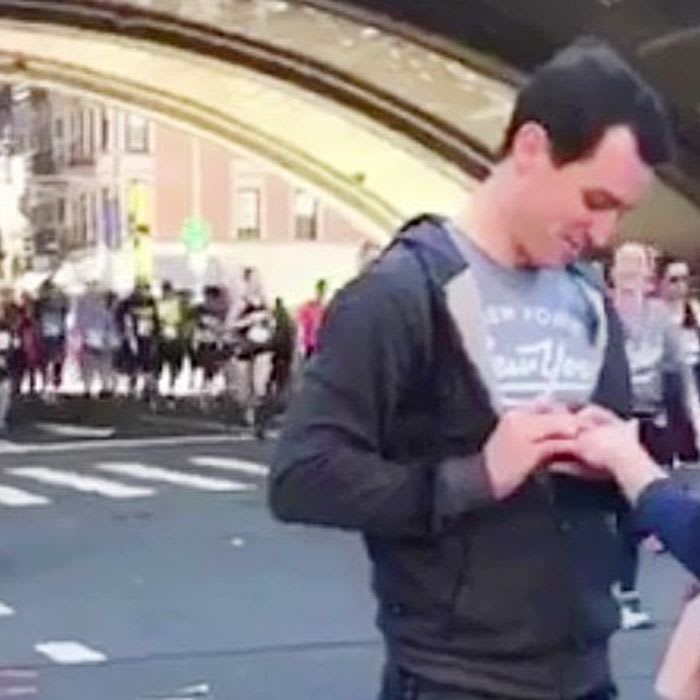 People on Twitter Are Angry About This Marathon Marriage Proposal