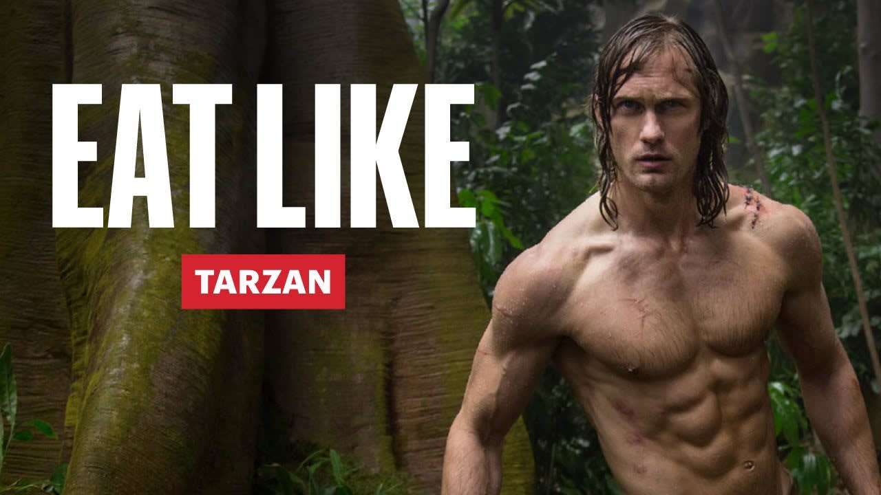 Everything Alexander Skarsgård Ate To Get Shredded for Tarzan | Eat Like a Celebrity | Men's Health